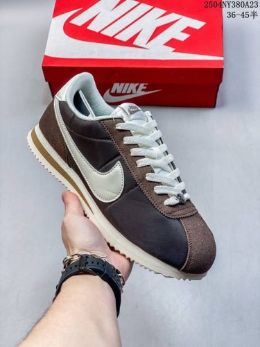 Nike Classic Cortez New Color Classic Lightweight And Comfortable Men's Forrest