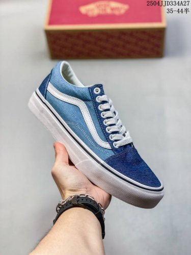 Vans Official Flagship Website Zhikun Joint Vans Famous Shoes Men's Low-Top Deni