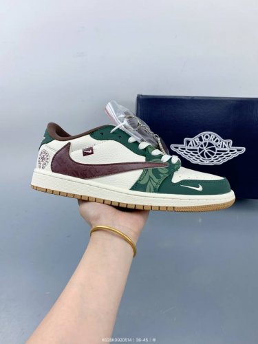Travis Scott X Fragment Design X Jordan Air Jordan 1 Low Og Sp Crown Heart Colla
