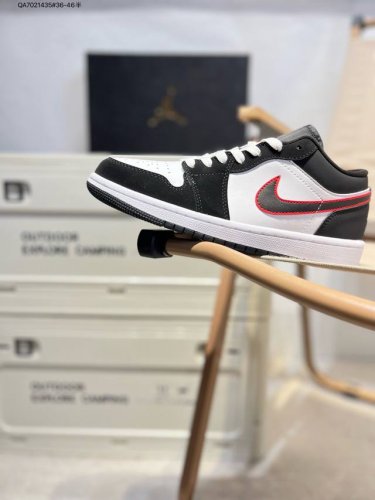 Company-Level Top-Layer Leather Jordan Air Jordan 1 Low Aj1 Low-Top Series Baske