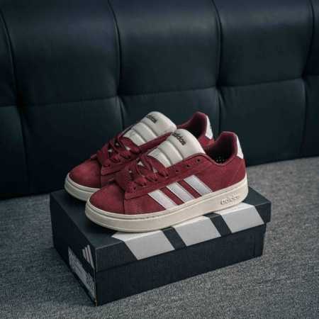 Core Private Adidas Grand Court Alpha Retro Casual Bread Shoes Original Pure Gra - Click Image to Close