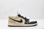 Genuine Nike Air Jordan 1 Low Aj1 Joe 1 Low-Top Casual Sneakers Synchronized Off