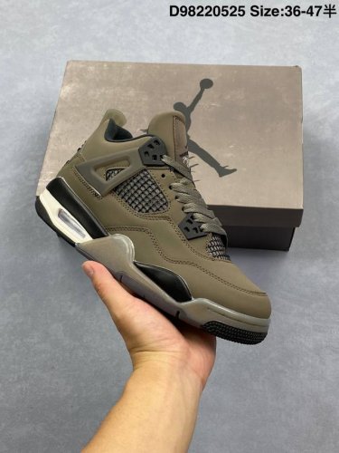 Genuine Nike Air Jordan 4 Retro Michael Jordan Aj4 Mid-Top Retro Casual Sports C