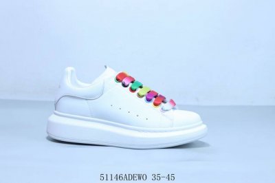 alexandermcqueen Alexander Mcqueen Mcq Couple Sports White Shoes Thick Bottom