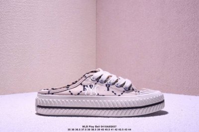 Mlb Korean F&F Sports Brand Men's And Women's Shoes Real Half-Size Summer New Fa