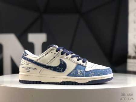 Company-Level With Half-Size Nike Dunk Low Lv Anniversary High-End Customized Lo - Click Image to Close