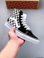 Company-Grade! Vans Sk8-Hi Slim Vans High-Top Fashion Casual Skateboard Shoes 05