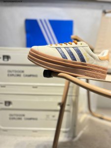 ad Originals Gazelle Bol D Clover Thick Sole Casual Non-Slip Wear-Resistant L