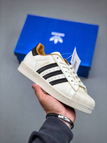 Adidas Superstar 82 Mig Jjjjound Classic Shell-Toe Thick-Sole Series Low-Top Ver