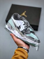 Air Jordan Legacy 312 Low Aj312 White Green Top-Layer Magic Tape Three-In-One Sk