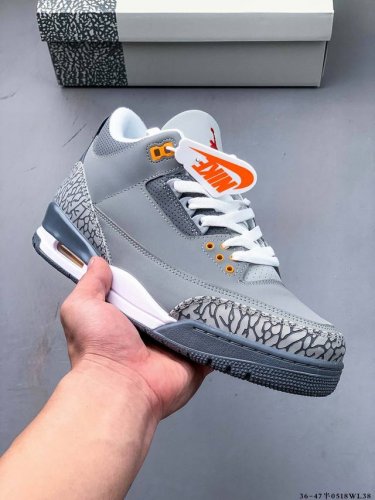 Company-Level Jordan Air Jordan 3 Retro Tinker Nrg Aj3 Joe 3 Low-Top Retro Casua