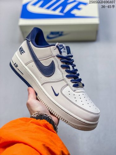 Overseas Limited Release! Company-Grade Nike Air Force 1 '07 Low Cream White Blu