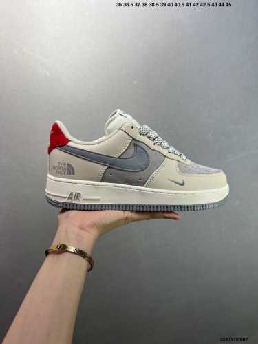 Company-Grade Nike Air Force 1 '07 Low Supreme Collaboration Off-White, Red, And