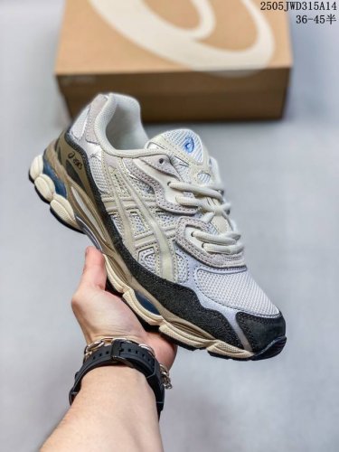Asics Breathable Mesh Upper With Partial Synthetic Leather Material, Featuring N