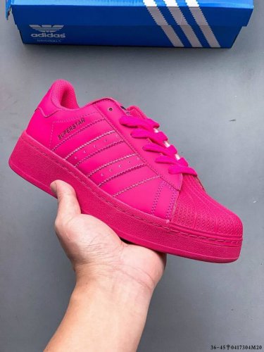 Company Level! Adidas Superstar Xlg Shell Toe Thick Sole Heightened Versatile Ca