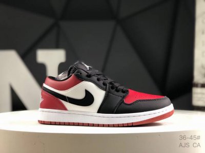 Genuine Label With Half Size Nike Jordan Air Jordan 1 Low Aj1 Low-Top Series Bas