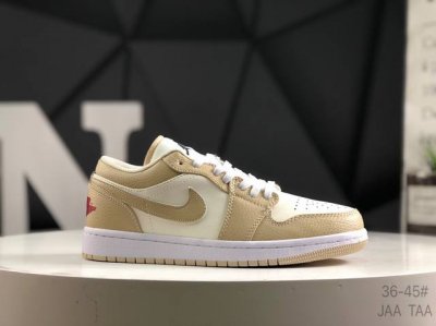 Authentic Label With Half Sizes Nike Jordan Air Jordan 1 Low Aj1 Low-Top Series