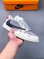 Half Size! Nike Air Jordan Low 1 Jordan 1 Low-Top Inverted Hook Joint Classic Ca