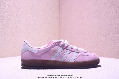 Adidas Originals Gazelle Indoor Retro Three-Stripe Slip-Resistant Transparent Ru