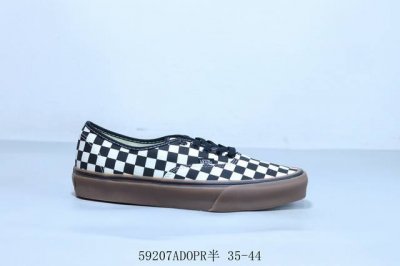 Vans Anaheim Black And White Checkerboard Retro Casual Canvas Shoes 59207Adopr H