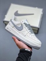 nike Air Force 1 Low 07 X Dream White And Gray Small Hooks And Stars Original