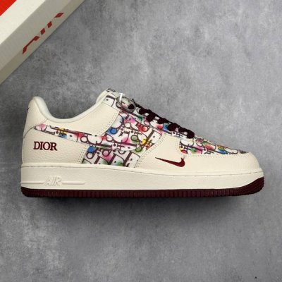Local Core Private Nike Air Force 1 07 Low Dior Joint Color Floral Air Force One