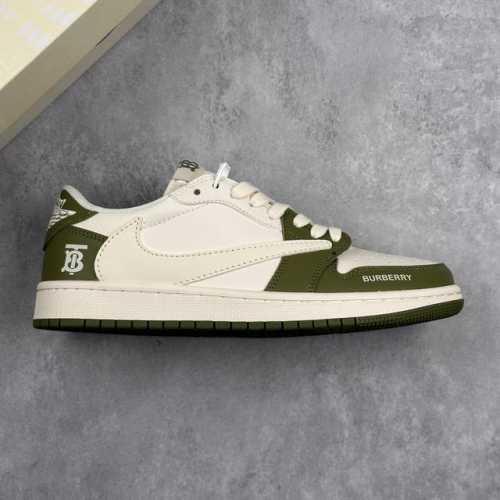 Local Core Private Air Jordan 1 Low Og Sp Burberry Joint-Off-White Olive Green A