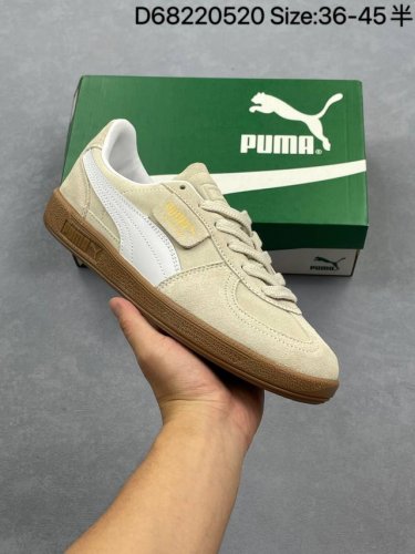Puma Palermo Og Non-Slip Wear-Resistant Low-Top Army Trainer Sneakers For Men An