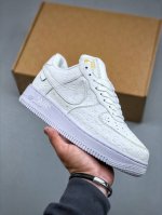nike Air Force 1 '07 Low X Lv Trainer Sneaker Joint White Print Air Force One