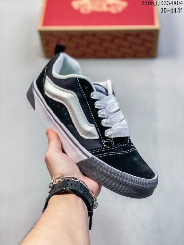 Vans Knu Skool Gray Raw Rubber Retro Bread Shoes! Ultra-Popular Vans Gray Raw Ru