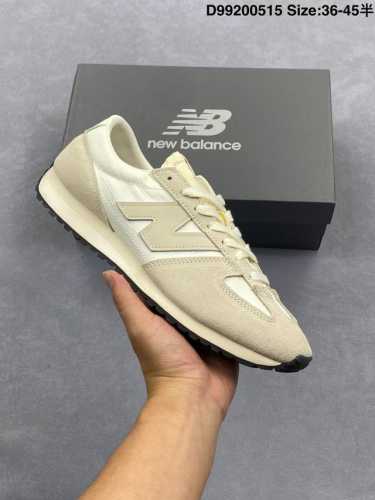 New Balance Nb 471 Series Fabric Cowhide Leather Retro Fashion Slip-Resistant Du