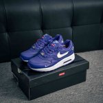 Core Private Nike Air Max 1 X Supreme 87 Retro Casual Running Shoes Official Syn