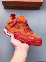 Two-Layer Authentic Label! Air Jordan 4 Aj4 Mid-Top Retro Casual Sports Basketba