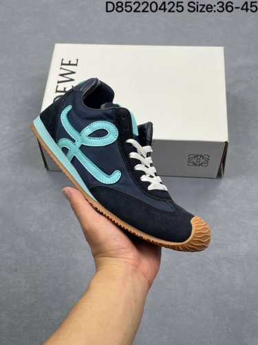 Loewe Ballet Runner 2.0 Low-Top Calfskin Round Toe Lace-Up Low-Top Lifestyle Sho
