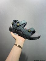 Company-Grade Ecco Aibu Men's Leather Comfort Beach Sandals Off-Road Series Conv
