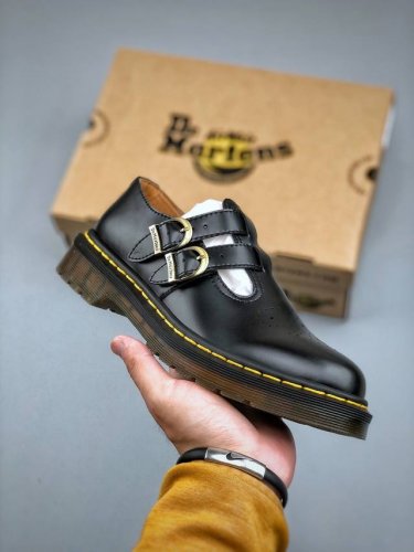 Dr.Martens Dr.Martens Brogue Leather Shoes Dr.Martens Is Made Of Motorcycle-Styl