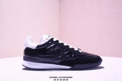 Corporate-Level Chanel Leather Logo Silver Horn King Low-Top Casual Shoes Classi