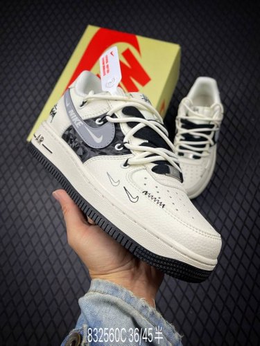 C Corporate-Level Nike Air Force 1'07 Lv8 Original Last And Original Cardboard T