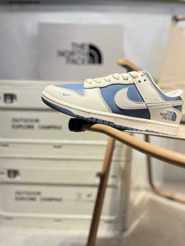 Nike Sb Dunk Low North Face Collaboration Anniversary Premium Custom Low-Top Cas