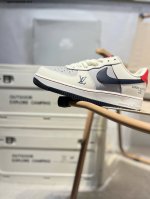 Lv X Nike Air Force 7 Air Force One Versatile Casual Sports Shoes. Soft And Elas