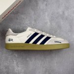 Local Core Private Adidas Samba Og Trainers Stussy Joint---Milky White Blue Oliv