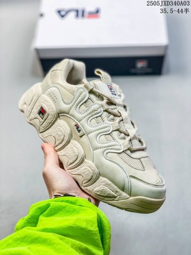 Fila Men's And Women's Shoes Official New Arrival Breathable Cat Claw Shoes Thic