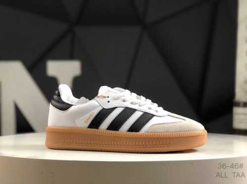Corporate Grade With Half Size Adidas Samba Xlg Low-Top Thick-Soled Sports Shoes