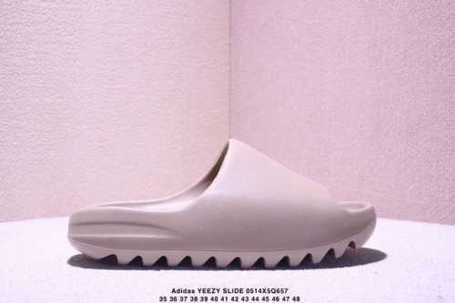 Adidas Yeezy Slide Coconut Flip-Flops Kanye West One-Strap Beach Slip-Ons Xm0514