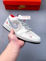 Company-Level First Layer! Nike Air Jordan 1 Low Aj1 Joe 1 Low-Top Trendy Slow S