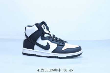 Nike Sb Dunk Low Pro Retro High-Top Casual Skateboarding Shoes Black/White, Styl - Click Image to Close