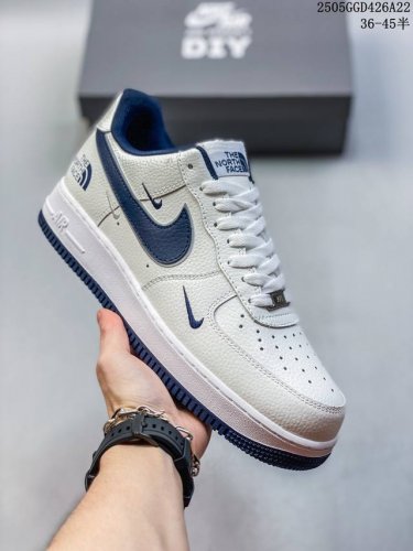 Overseas Hit Limited Sale High-End Customized Nike Air Force 1 '07 Low North Fac