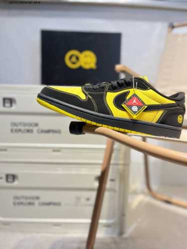 Company-Level Top-Layer Leather Jordan Air Jordan 1 Low Aj1 Low-Top Series Baske
