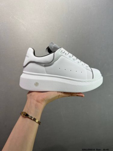 Italian Luxury Brand - Alexander Mcqueen Oversized Exaggerated-Sole Suede Leathe