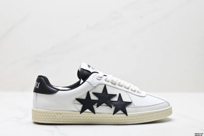 Pure Original Ammiri Pacific Leather Round Toe Lace-Up Emile Low-Top Casual Snea
